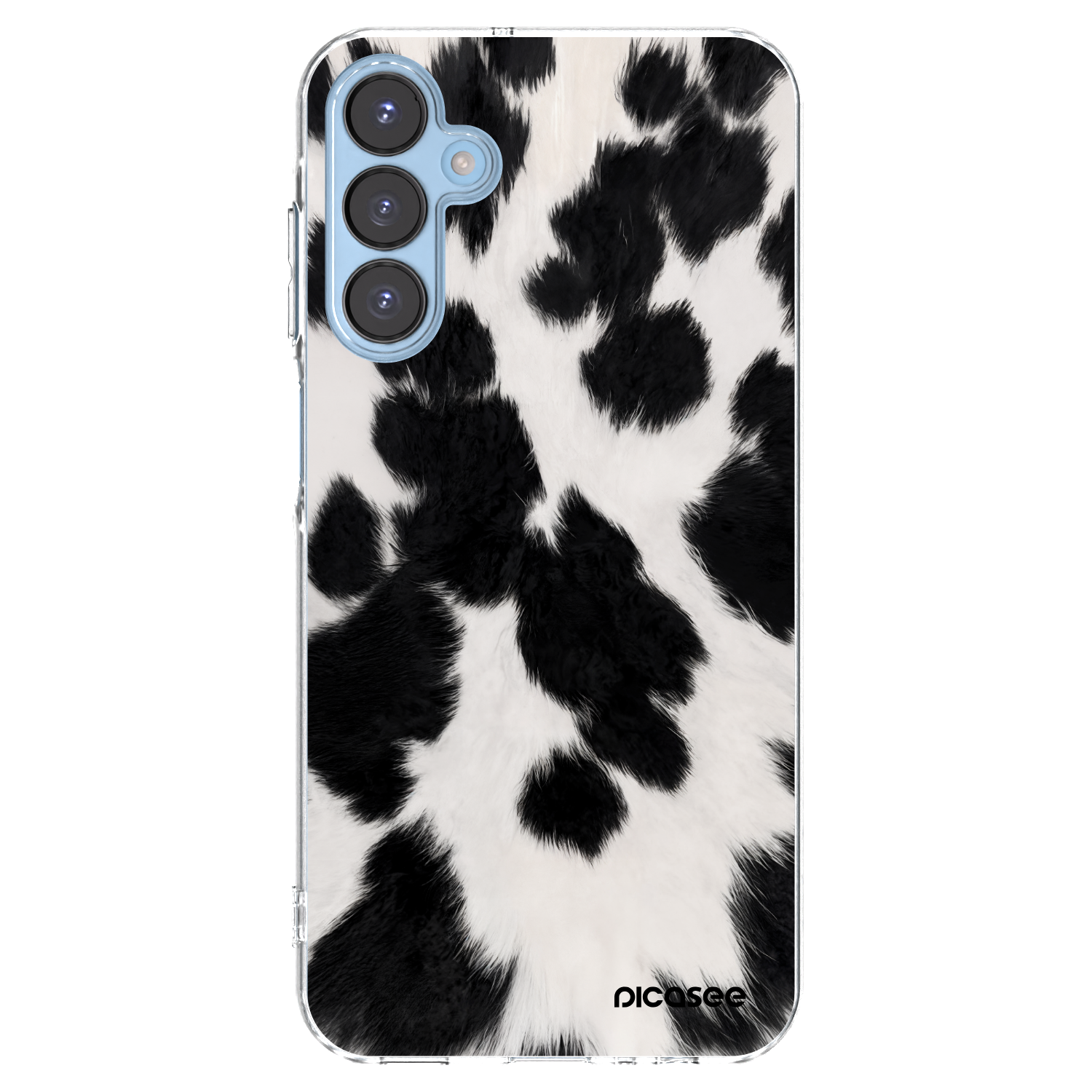 Picasee silikonska prozirna maskica za Samsung Galaxy A15 A156B 5G - Black Moo