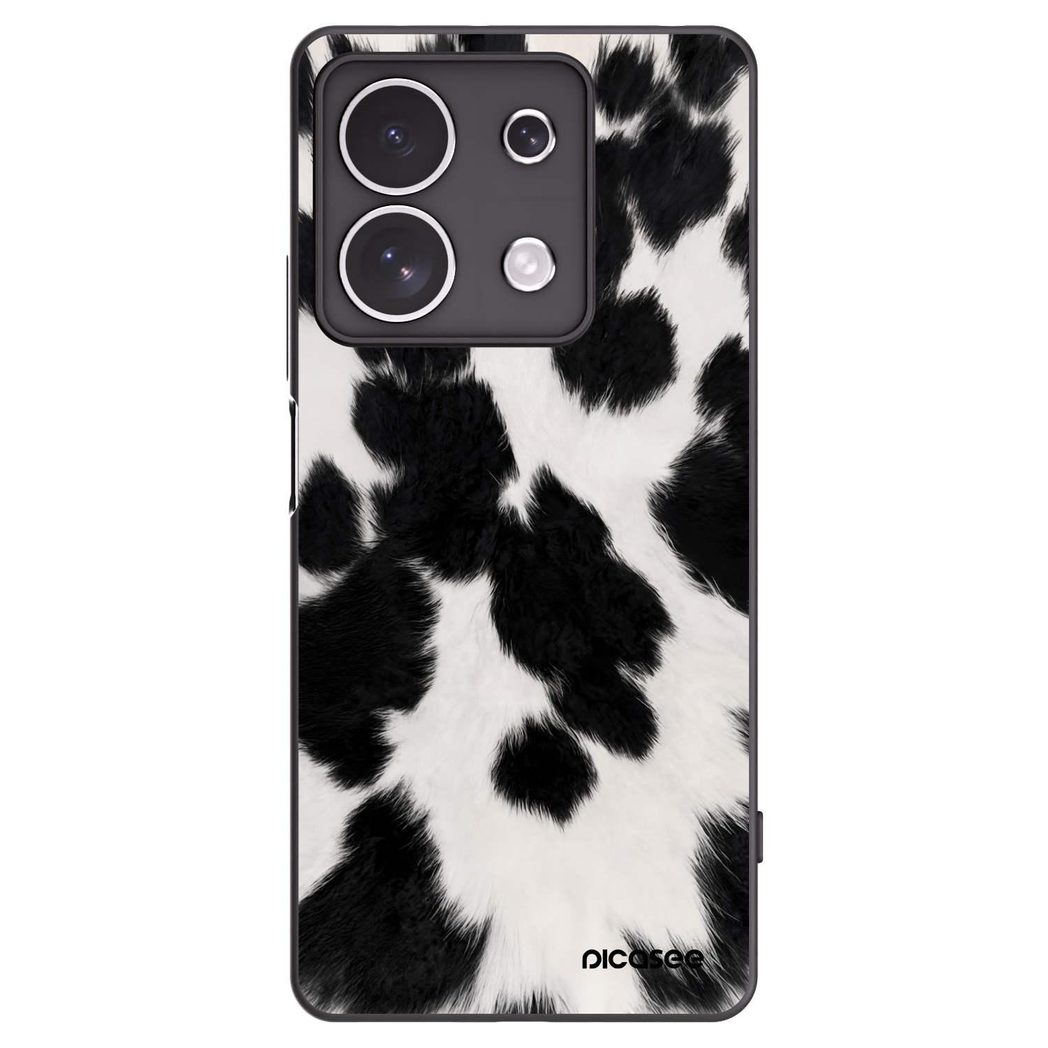 Picasee crna silikonska maskica za Xiaomi Redmi Note 13 4G - Black Moo