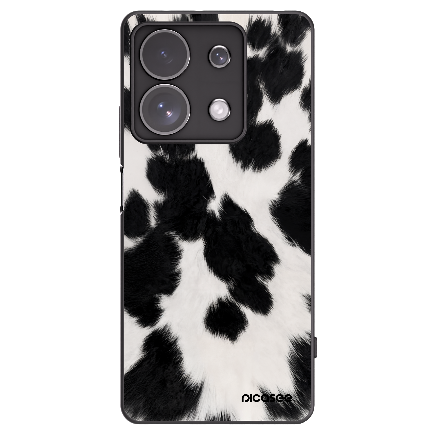 Picasee crna silikonska maskica za Xiaomi Redmi Note 13 Pro 4G - Black Moo
