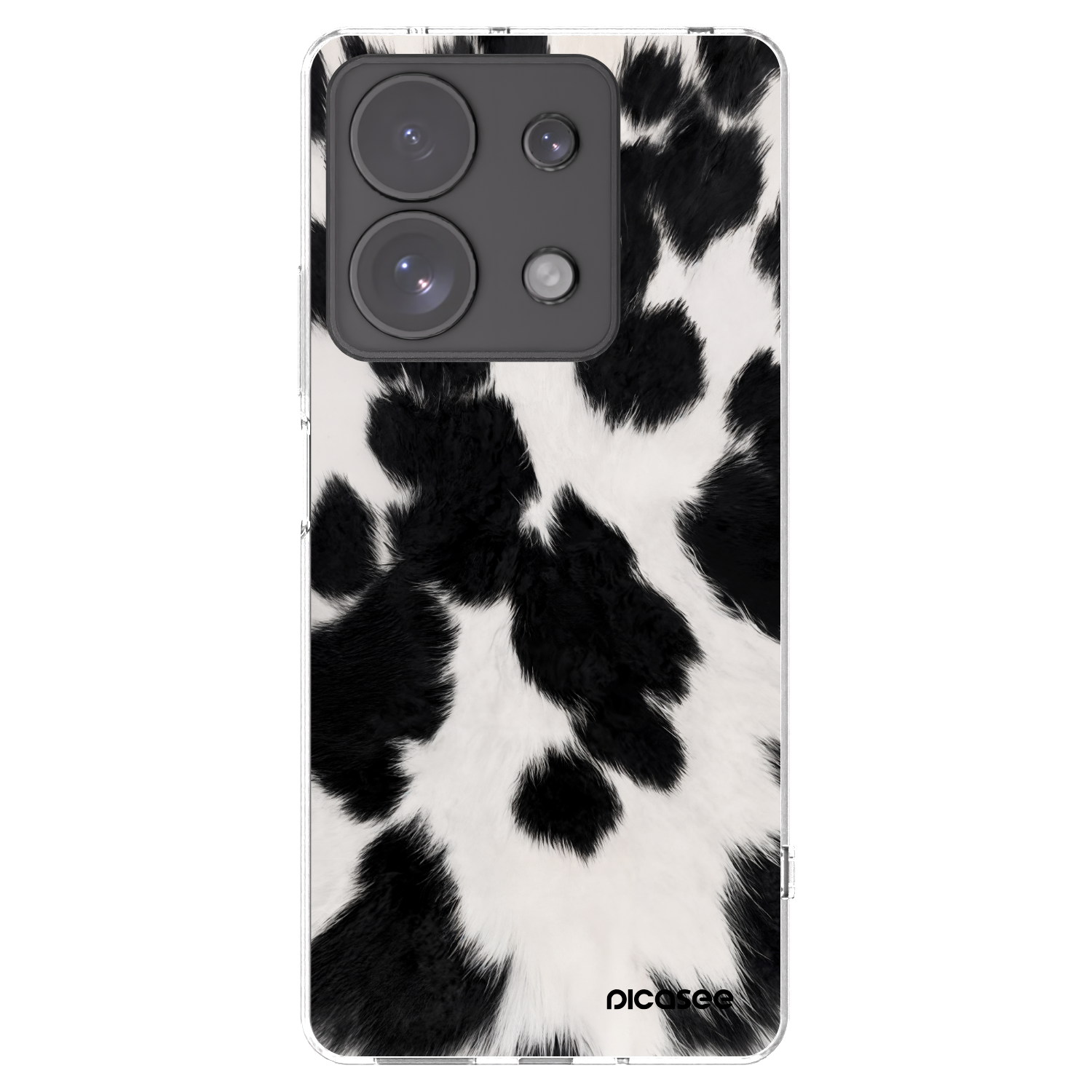 Picasee silikonska prozirna maskica za Xiaomi Redmi Note 13 Pro 4G - Black Moo