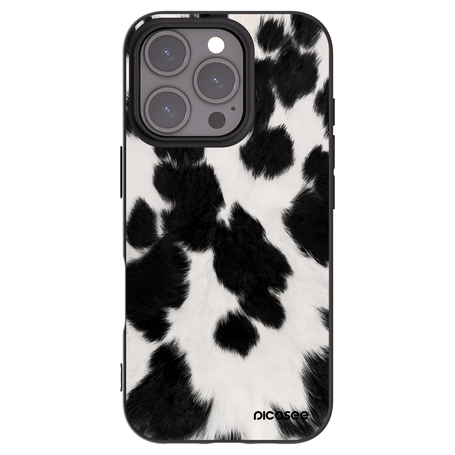 Picasee crna silikonska maskica za Apple iPhone 16 Pro - Black Moo