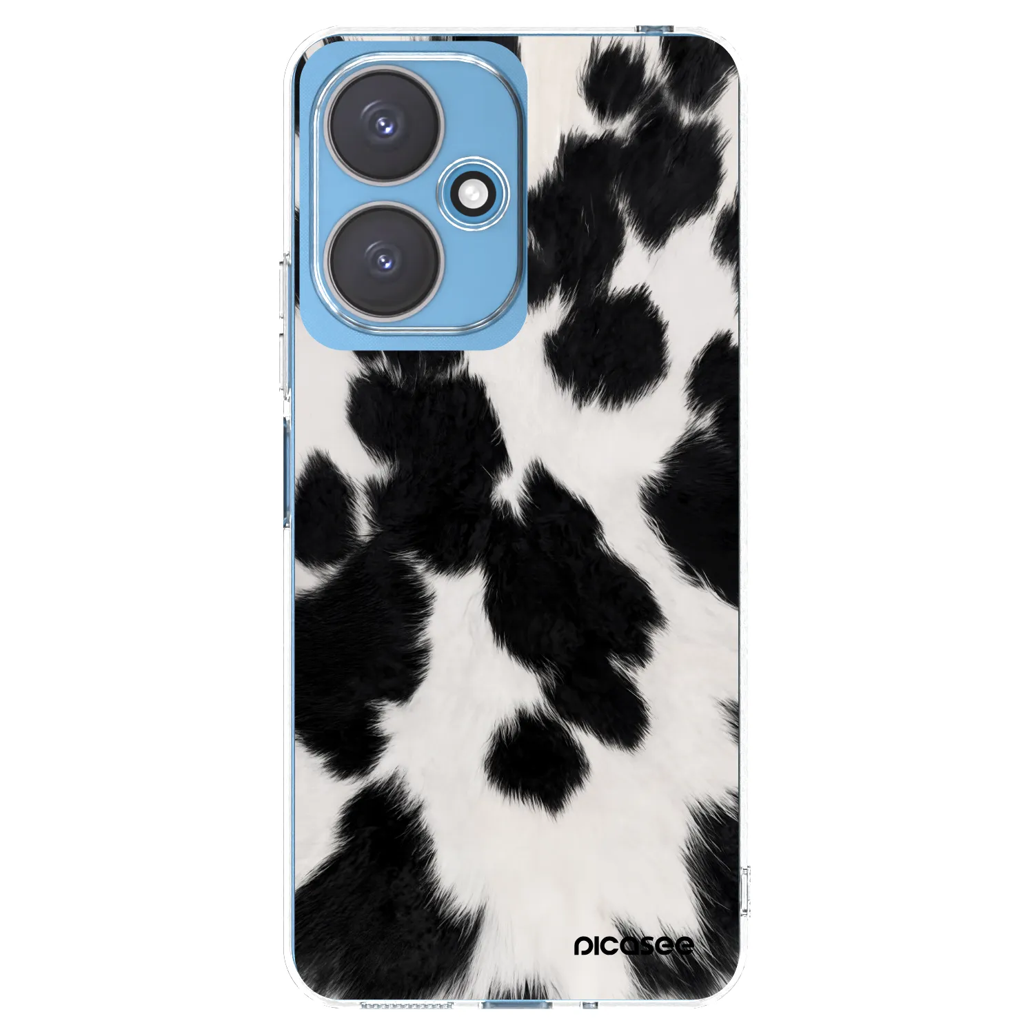 Picasee silikonska prozirna maskica za Xiaomi Redmi 13C 5G - Black Moo