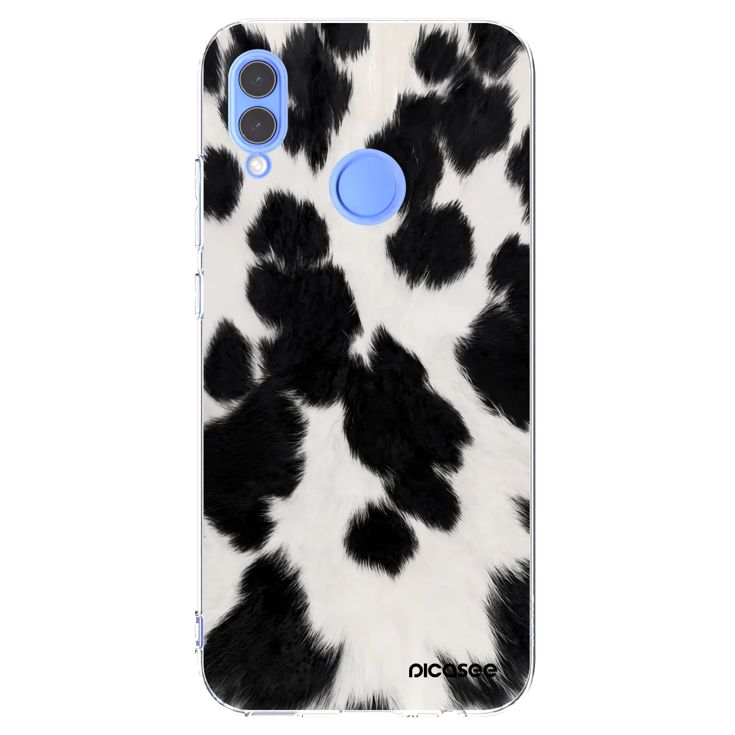 Picasee silikonska prozirna maskica za Honor 10 Lite - Black Moo