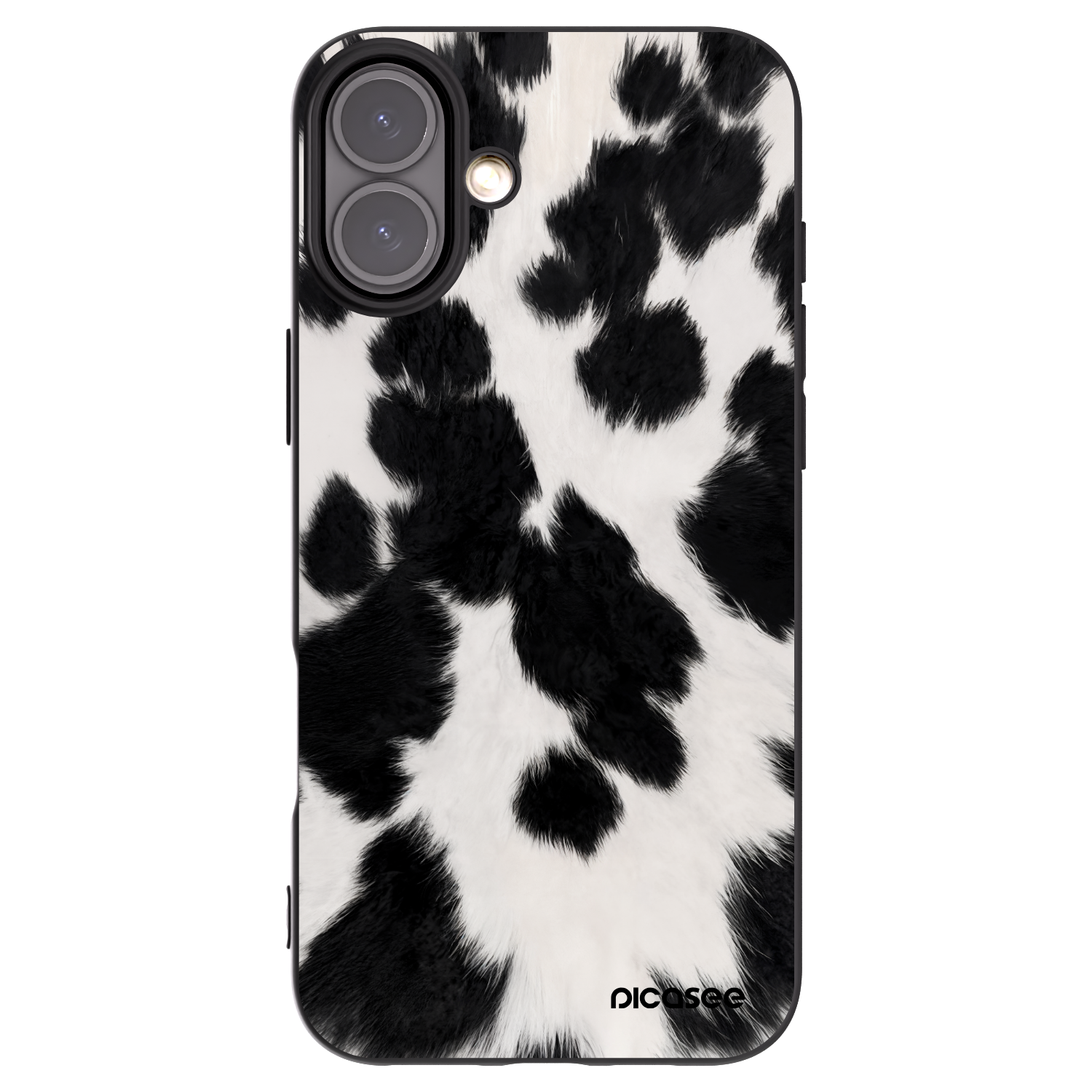 Picasee crna silikonska maskica za Apple iPhone 16 Plus - Black Moo