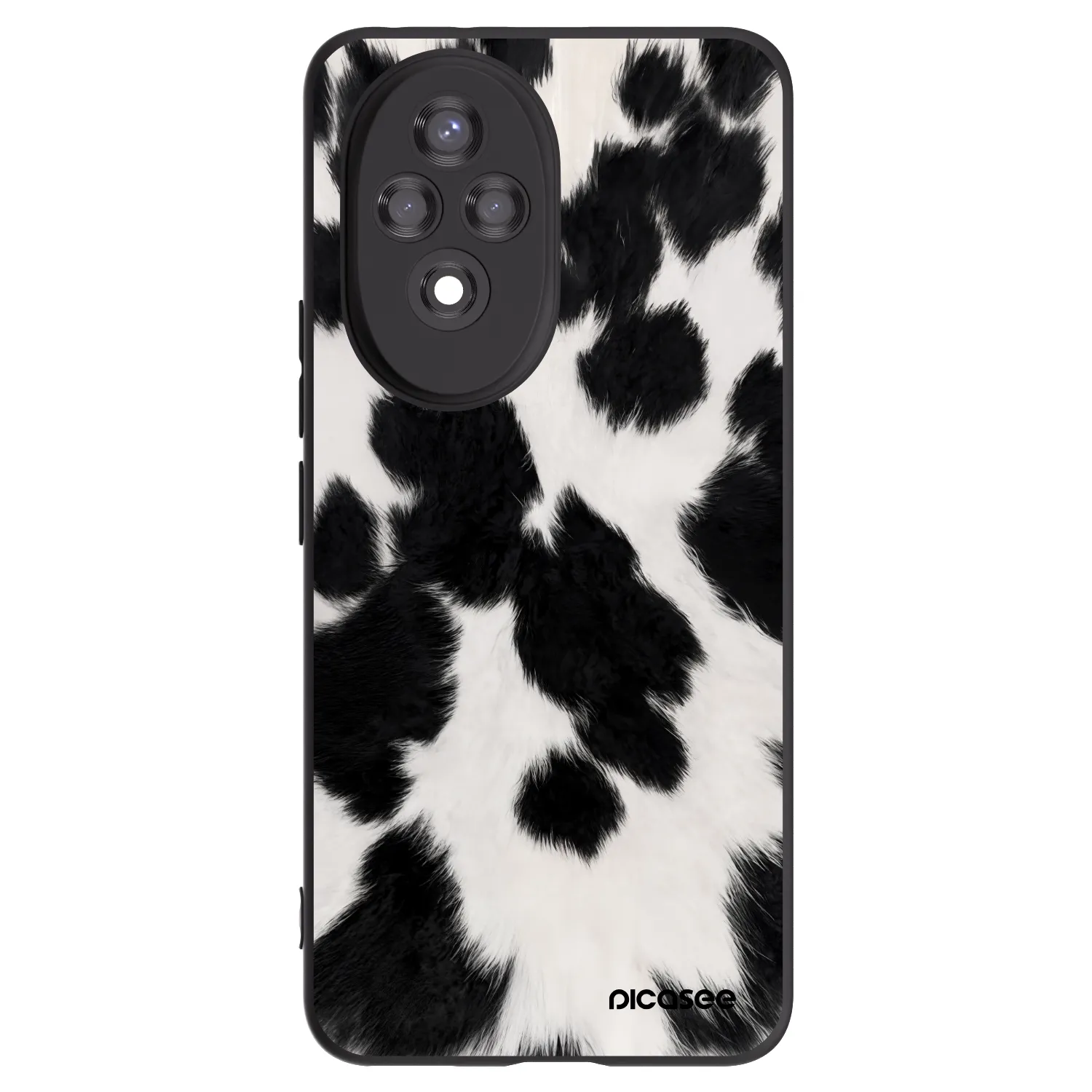 Picasee crna silikonska maskica za Honor 200 Pro 5G - Black Moo