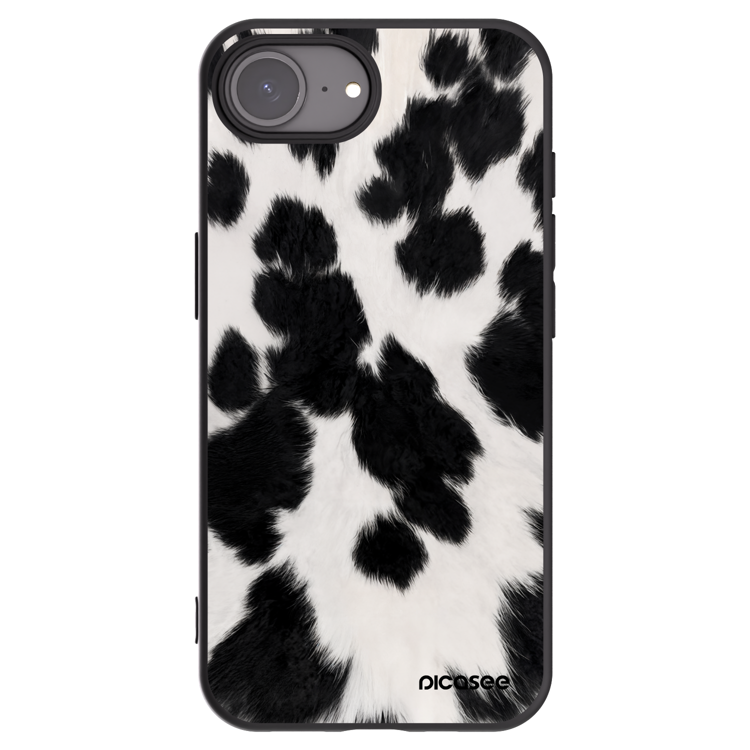 Picasee crna silikonska maskica za Apple iPhone 16e - Black Moo