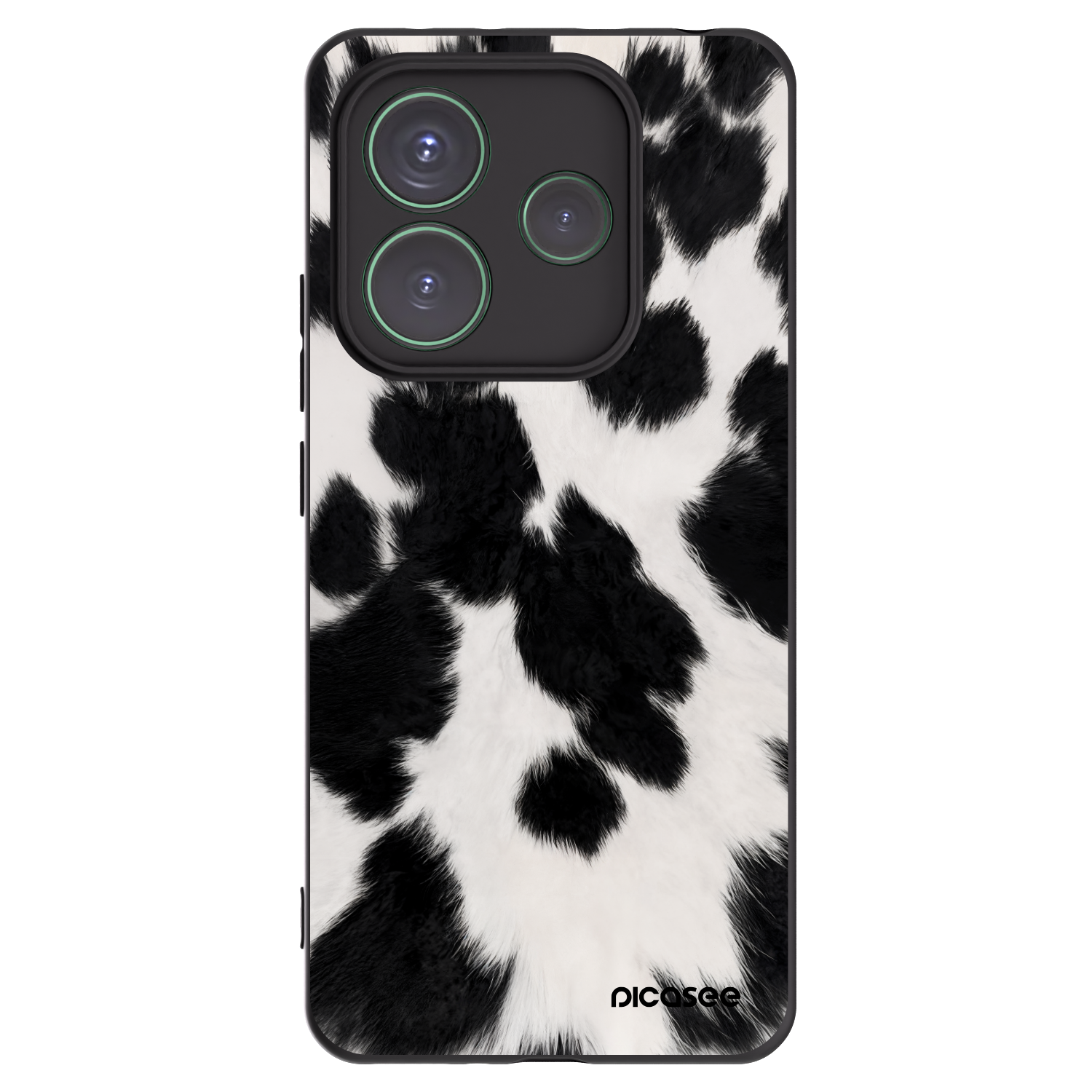 Picasee crna silikonska maskica za Xiaomi Redmi Note 14 5G - Black Moo