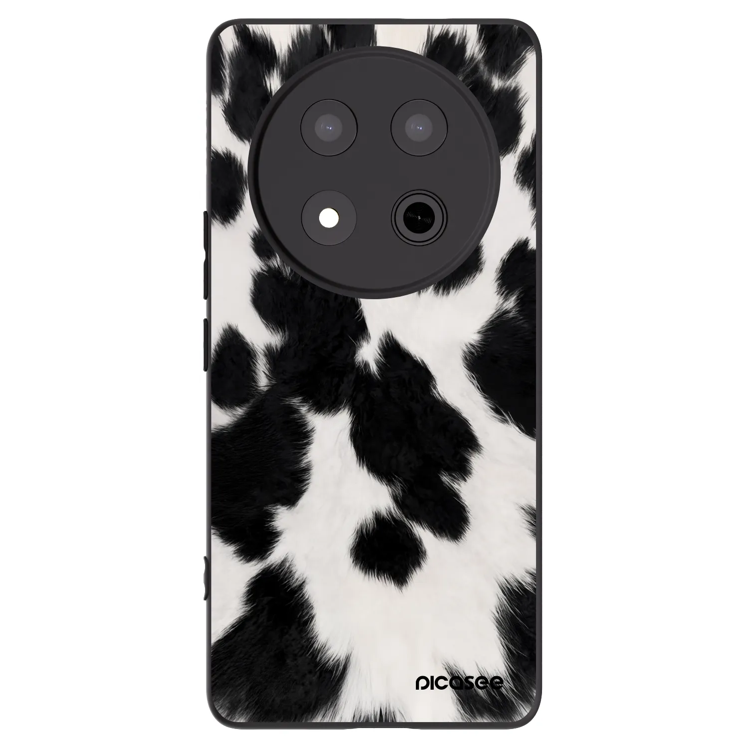 Picasee crna silikonska maskica za Honor Magic7 Lite 5G - Black Moo
