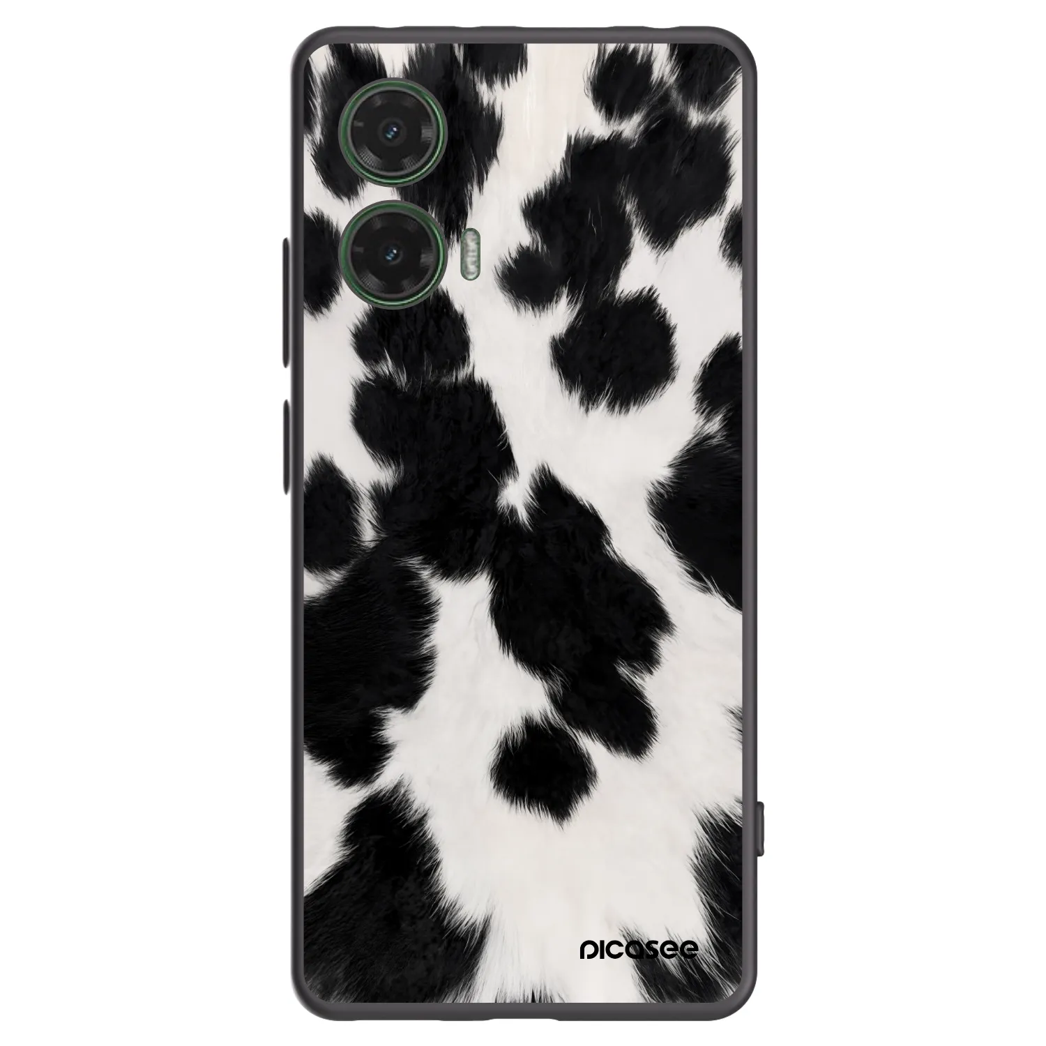 Picasee crna silikonska maskica za Motorola Moto G35 5G - Black Moo