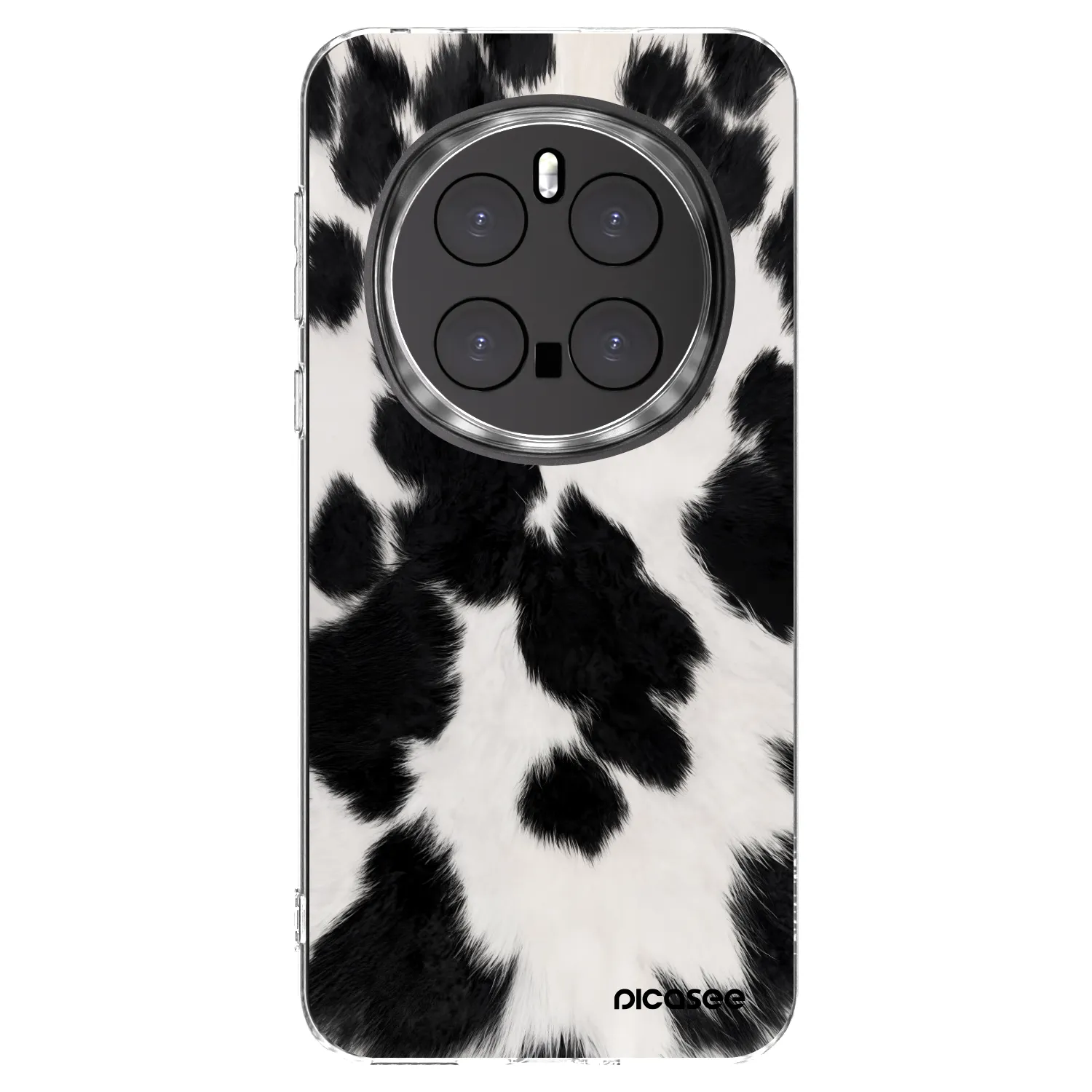 Picasee silikonska prozirna maskica za Honor Magic7 Pro 5G - Black Moo