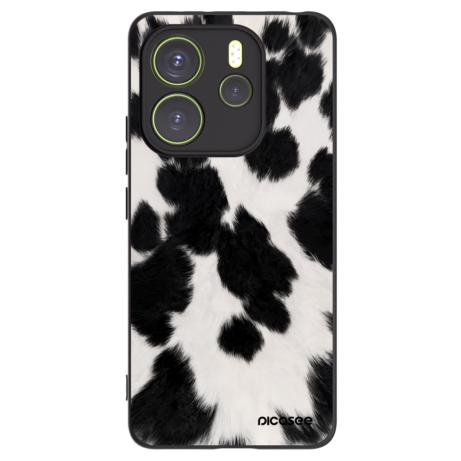 Picasee crna silikonska maskica za Xiaomi Redmi Note 14 4G - Black Moo