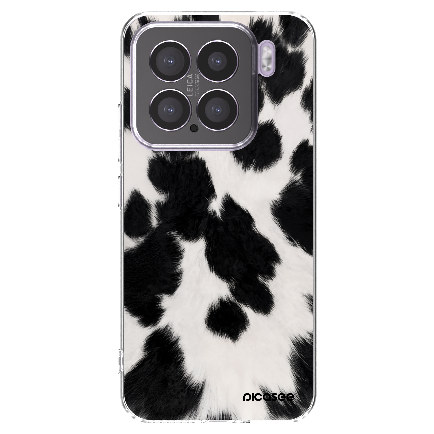 Picasee silikonska prozirna maskica za Xiaomi 15 - Black Moo