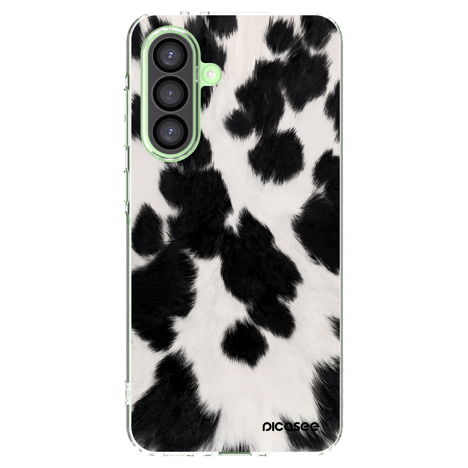 Picasee silikonska prozirna maskica za Samsung Galaxy A26 5G A266B - Black Moo