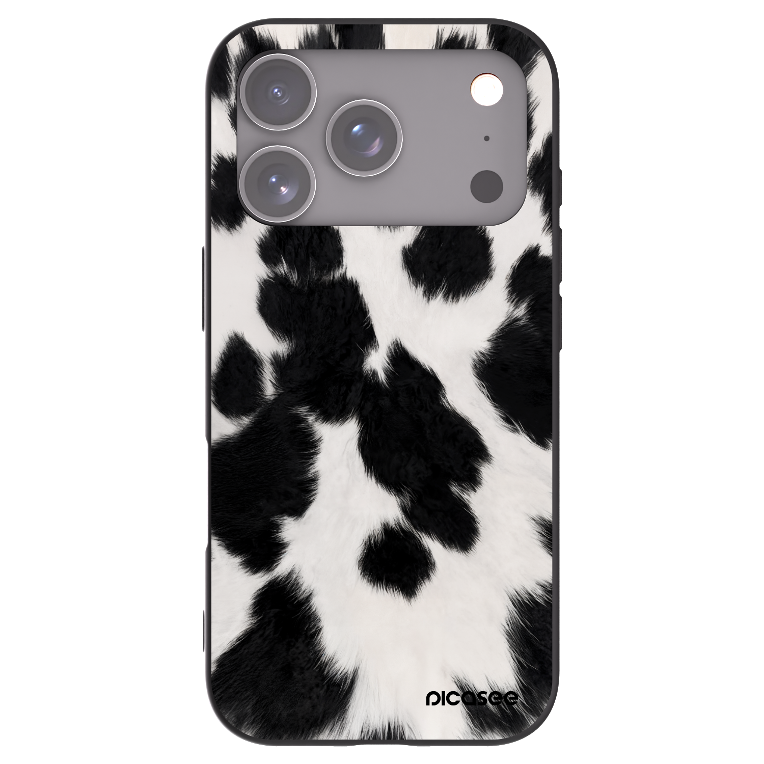 Picasee crna silikonska maskica za Apple iPhone 17 Pro - Black Moo