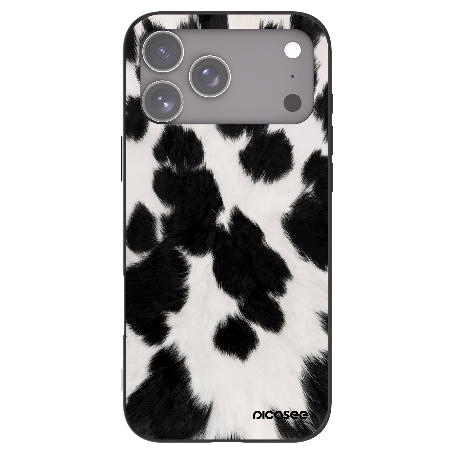 Picasee crna silikonska maskica za Apple iPhone 17 Pro Max - Black Moo