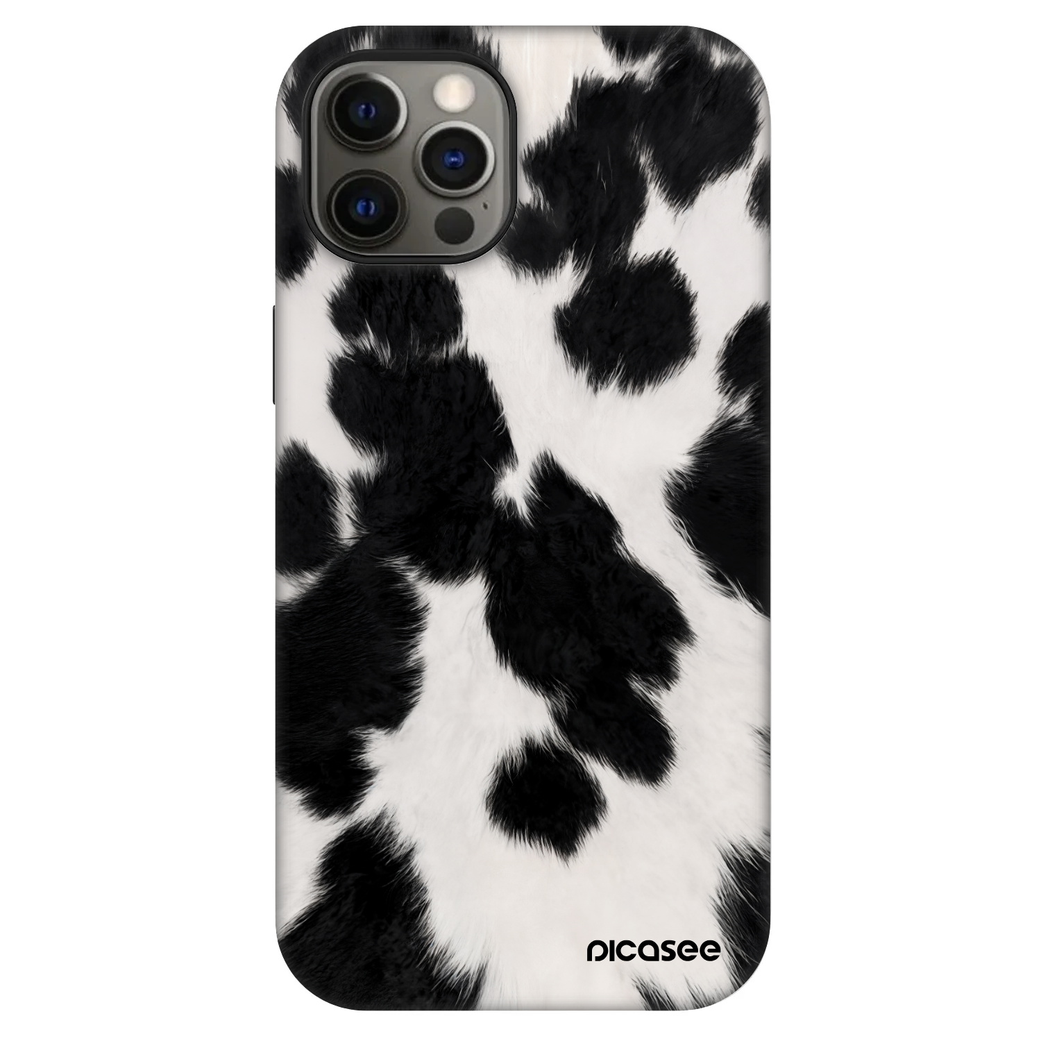 Picasee Fashion Case MagSafe za Apple iPhone 12 - Black Moo