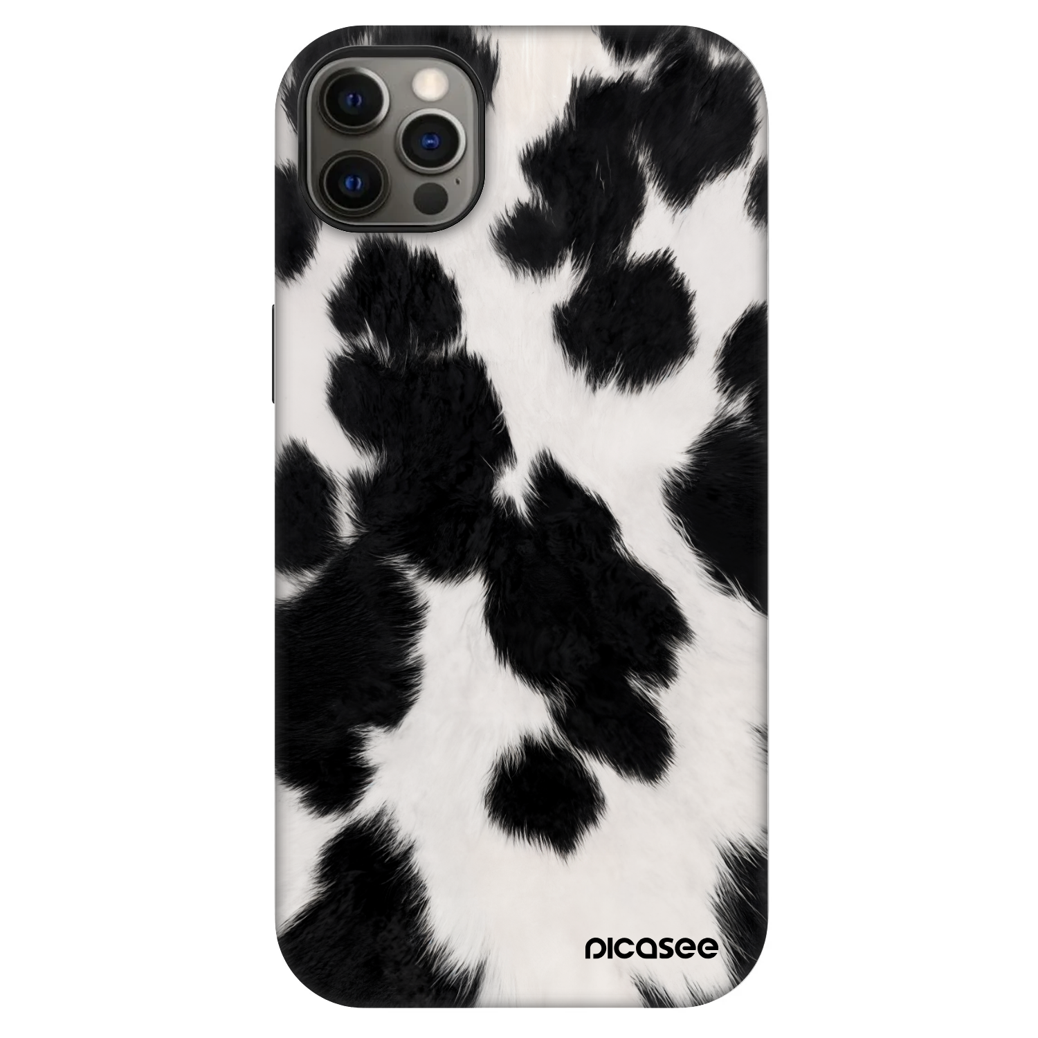 Picasee Fashion Case MagSafe za Apple iPhone 12 Pro Max - Black Moo