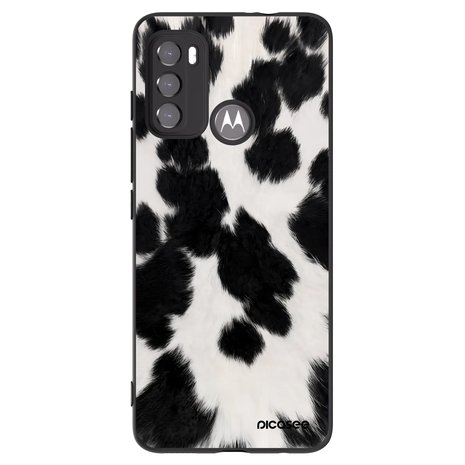 Picasee crna silikonska maskica za Motorola Edge 60 5G - Black Moo