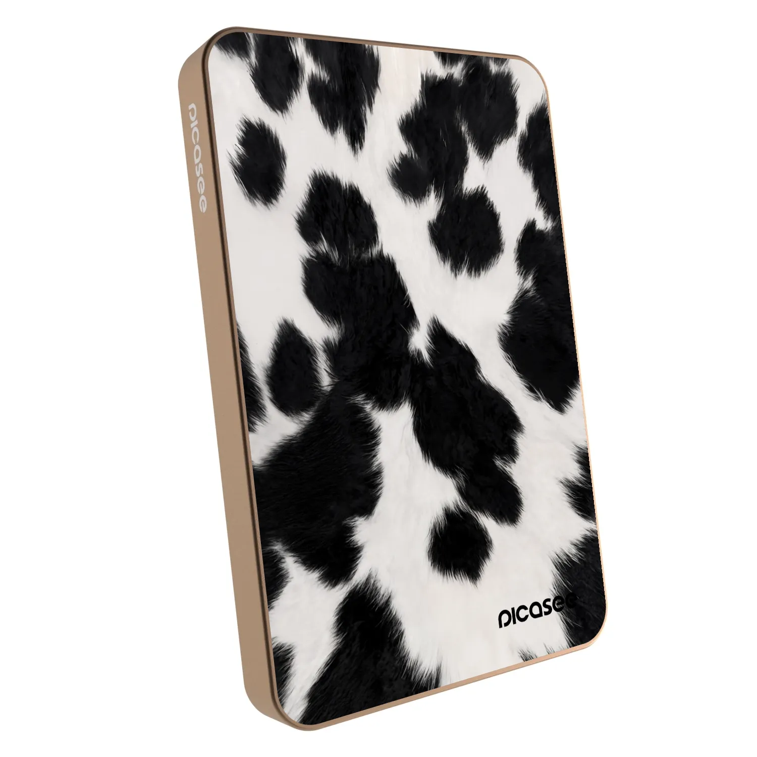 Picasee Prijenosni punjač s MagSafe 5 000 mAh Zlatni - Black Moo