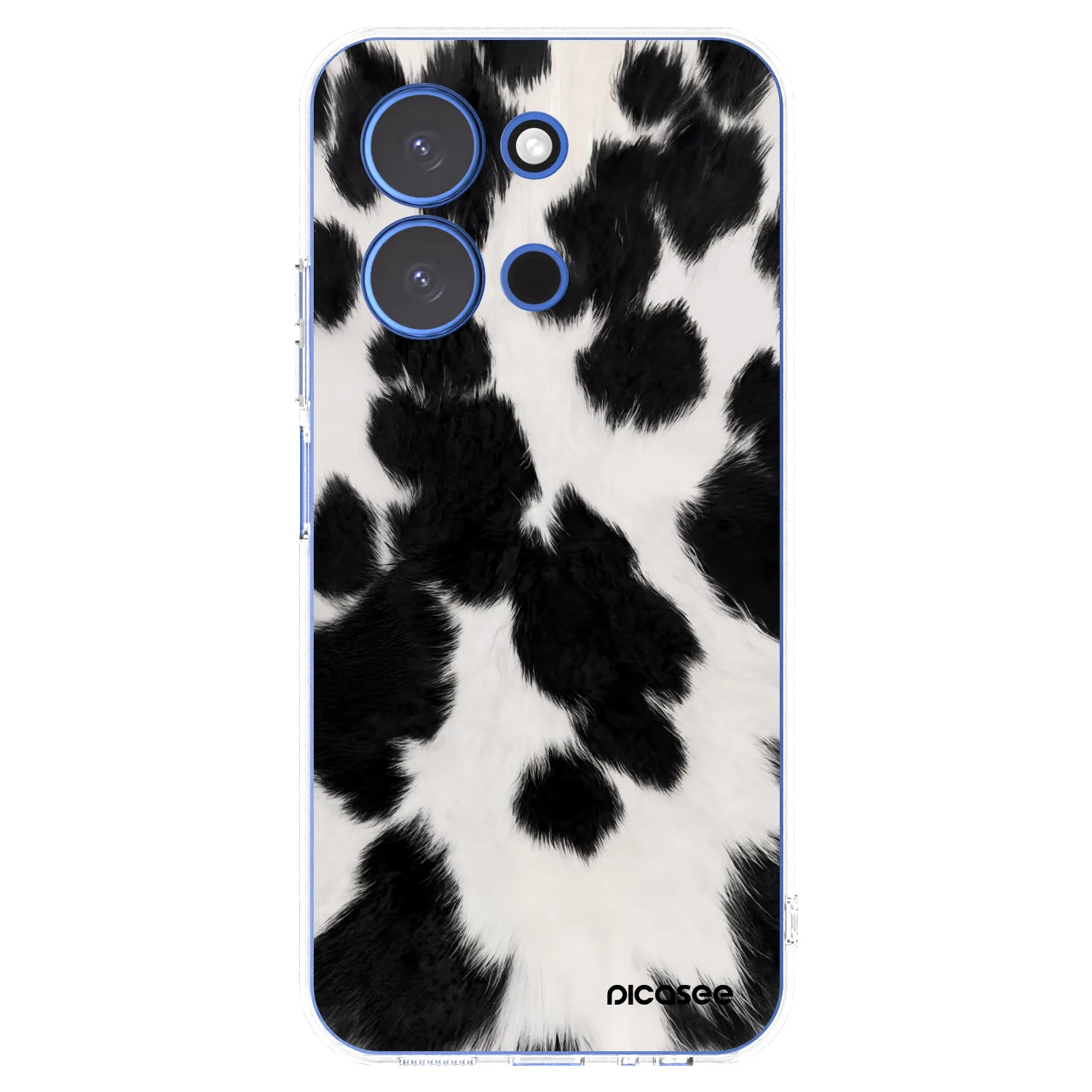Picasee silikonska prozirna maskica za Xiaomi Redmi 15C 4G - Black Moo