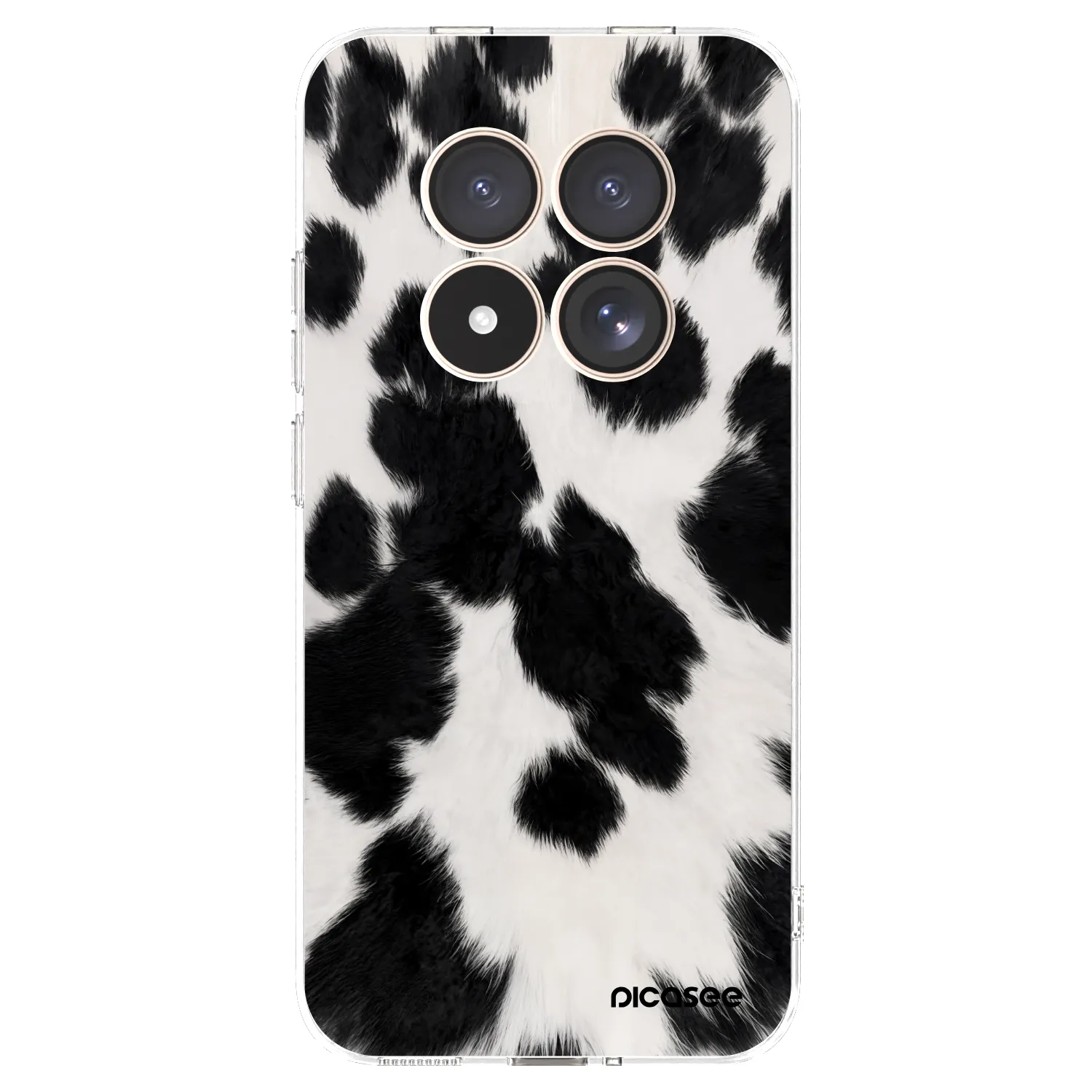 Picasee silikonska prozirna maskica za Xiaomi Redmi Note 15 Pro 4G - Black Moo