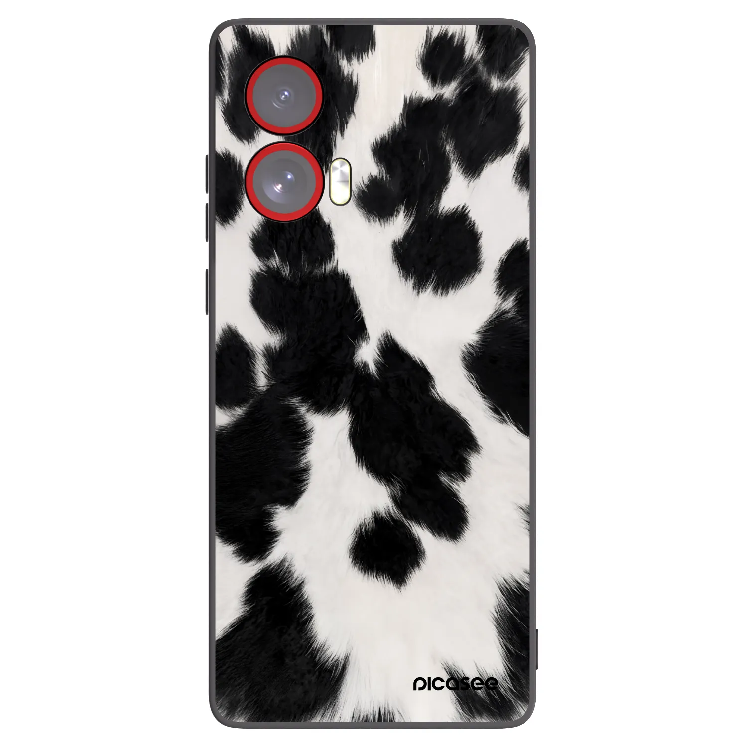 Picasee crna silikonska maskica za Motorola Edge 50 Fusion - Black Moo