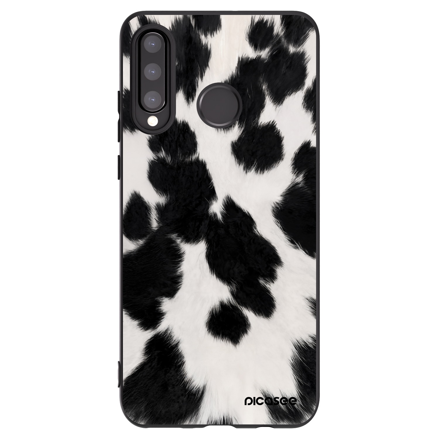 Picasee crna silikonska maskica za Huawei P30 Lite - Black Moo