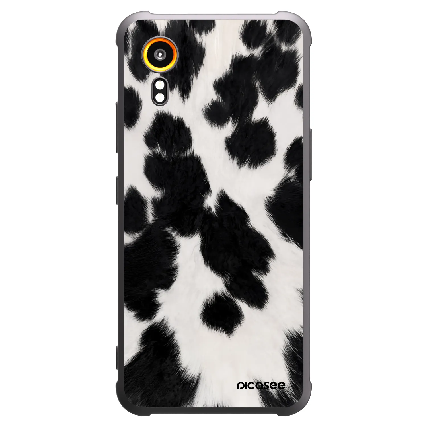 Picasee crna silikonska maskica za Samsung Galaxy Xcover 7 - Black Moo