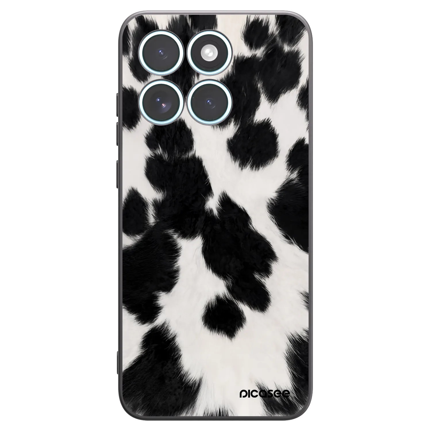 Picasee crna silikonska maskica za Motorola Edge 70 Fusion - Black Moo