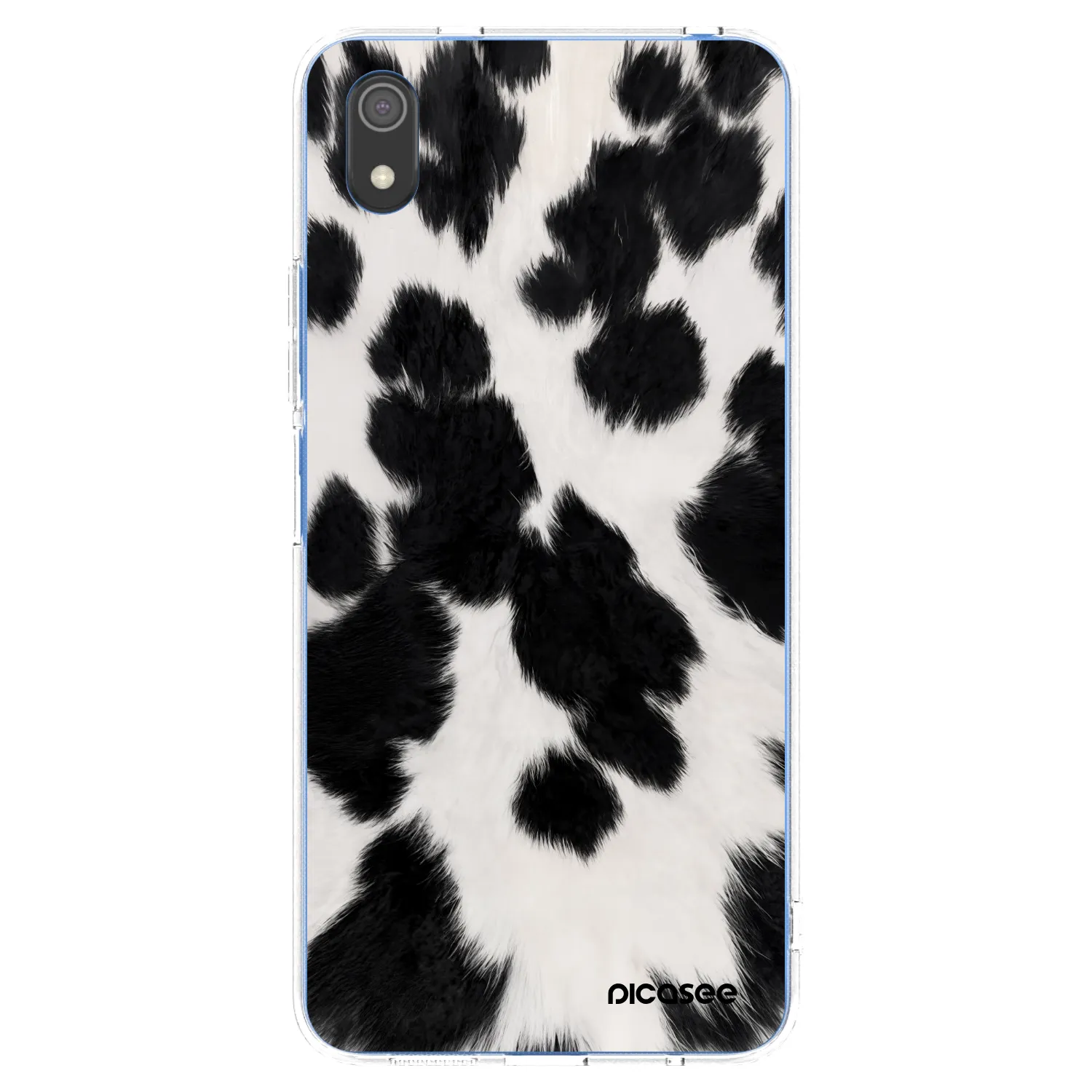 Picasee silikonska prozirna maskica za Xiaomi Redmi 7A - Black Moo