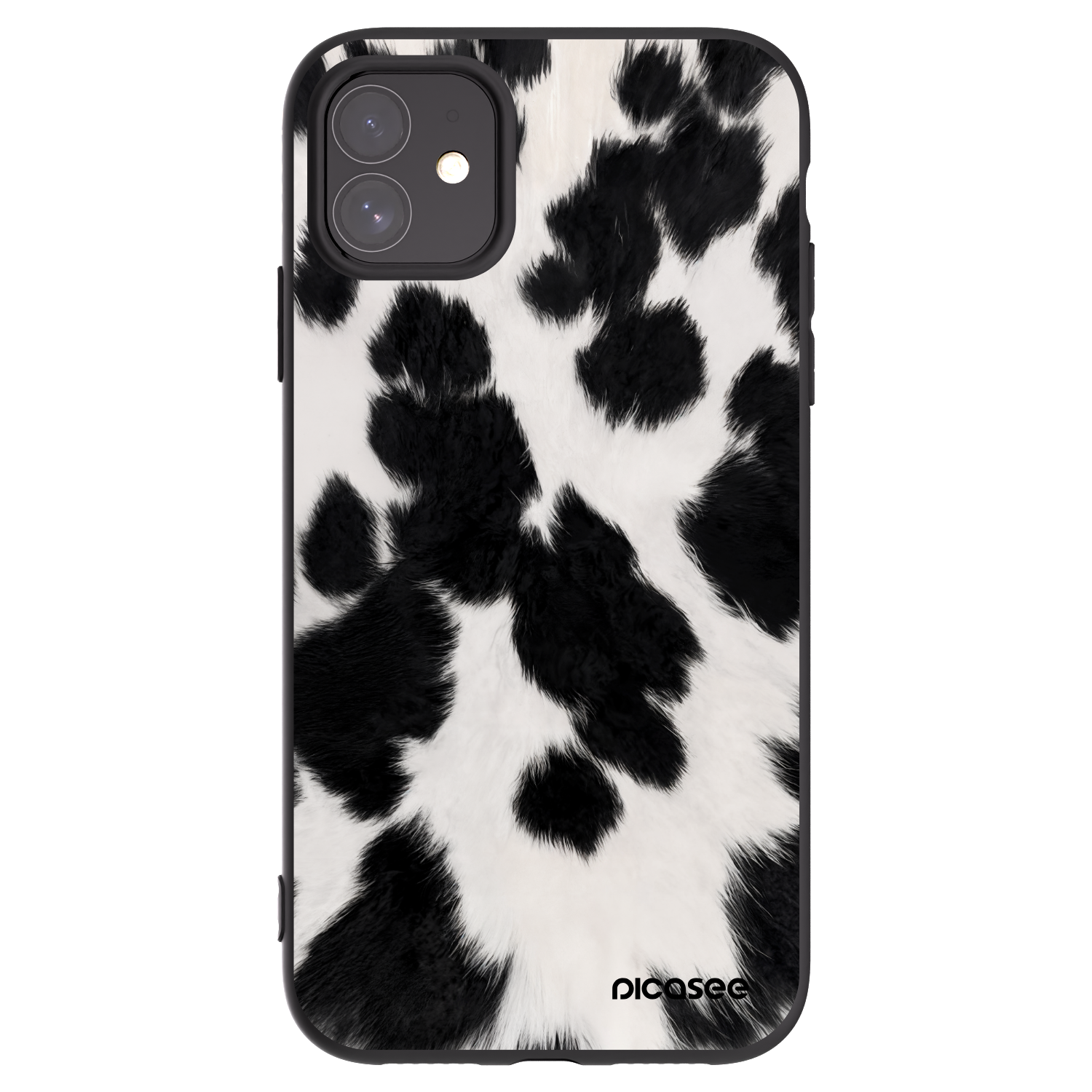 Picasee crna silikonska maskica za Apple iPhone 11 - Black Moo