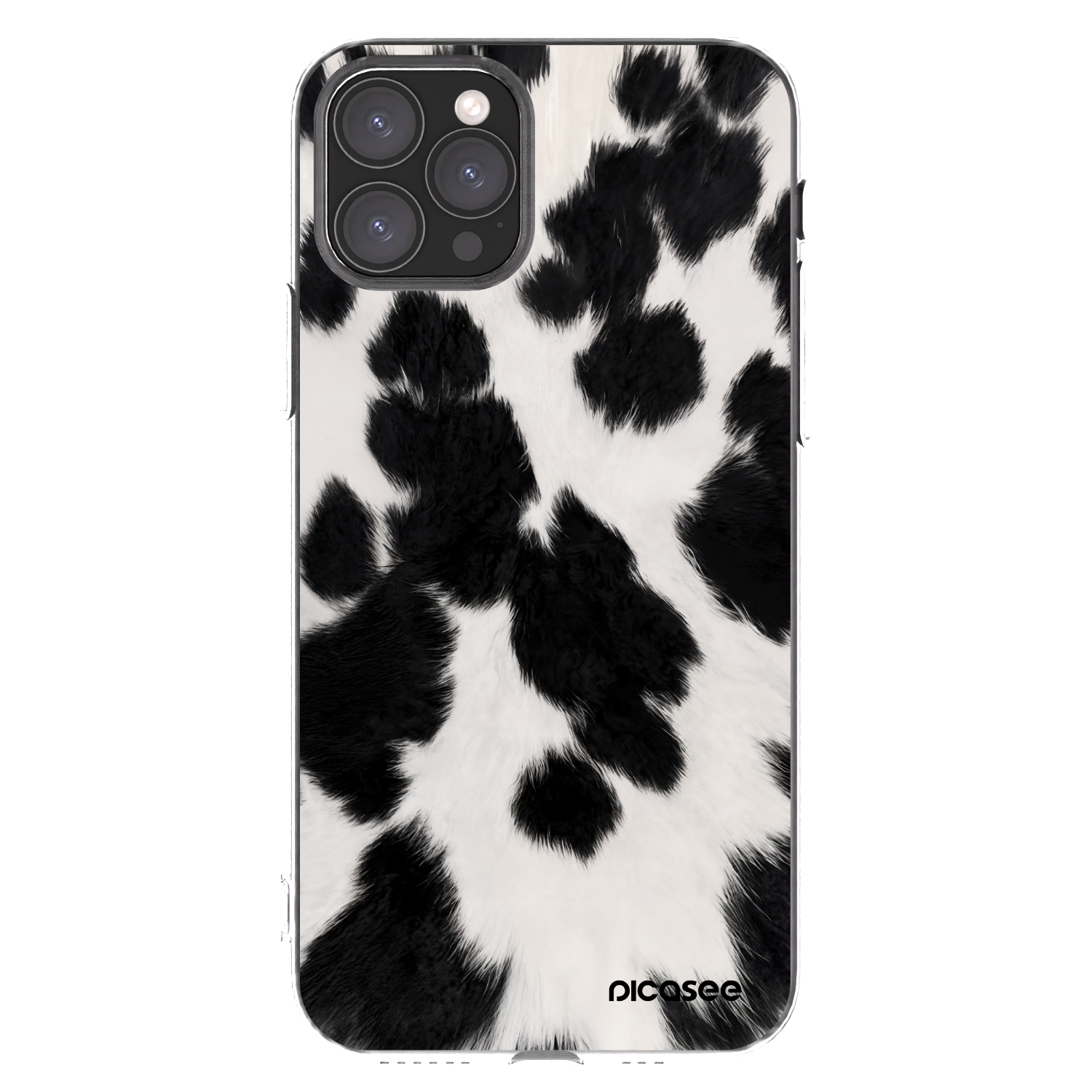 Picasee silikonska prozirna maskica za Apple iPhone 11 Pro - Black Moo