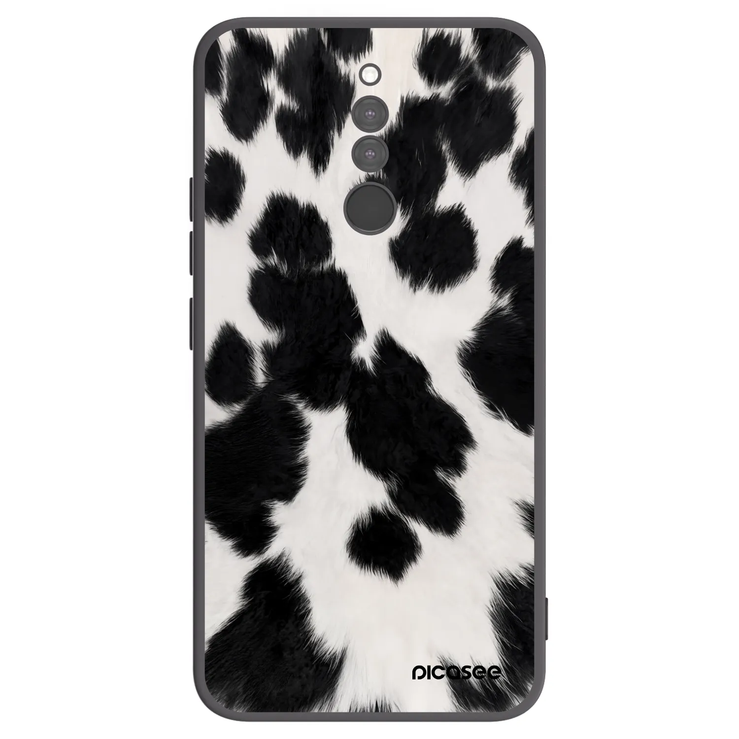 Picasee crna silikonska maskica za Xiaomi Redmi 8 - Black Moo