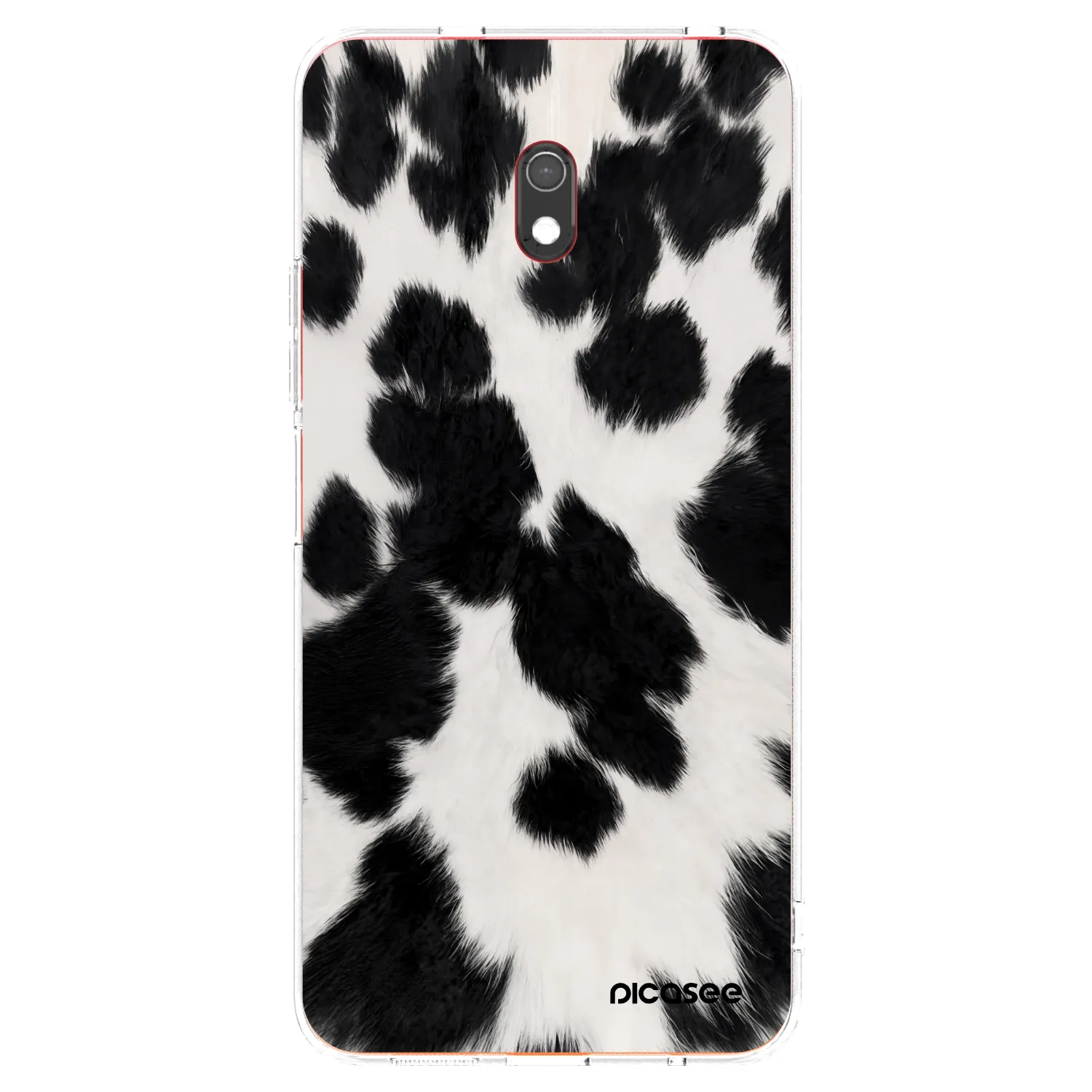 Picasee silikonska prozirna maskica za Xiaomi Redmi 8A - Black Moo