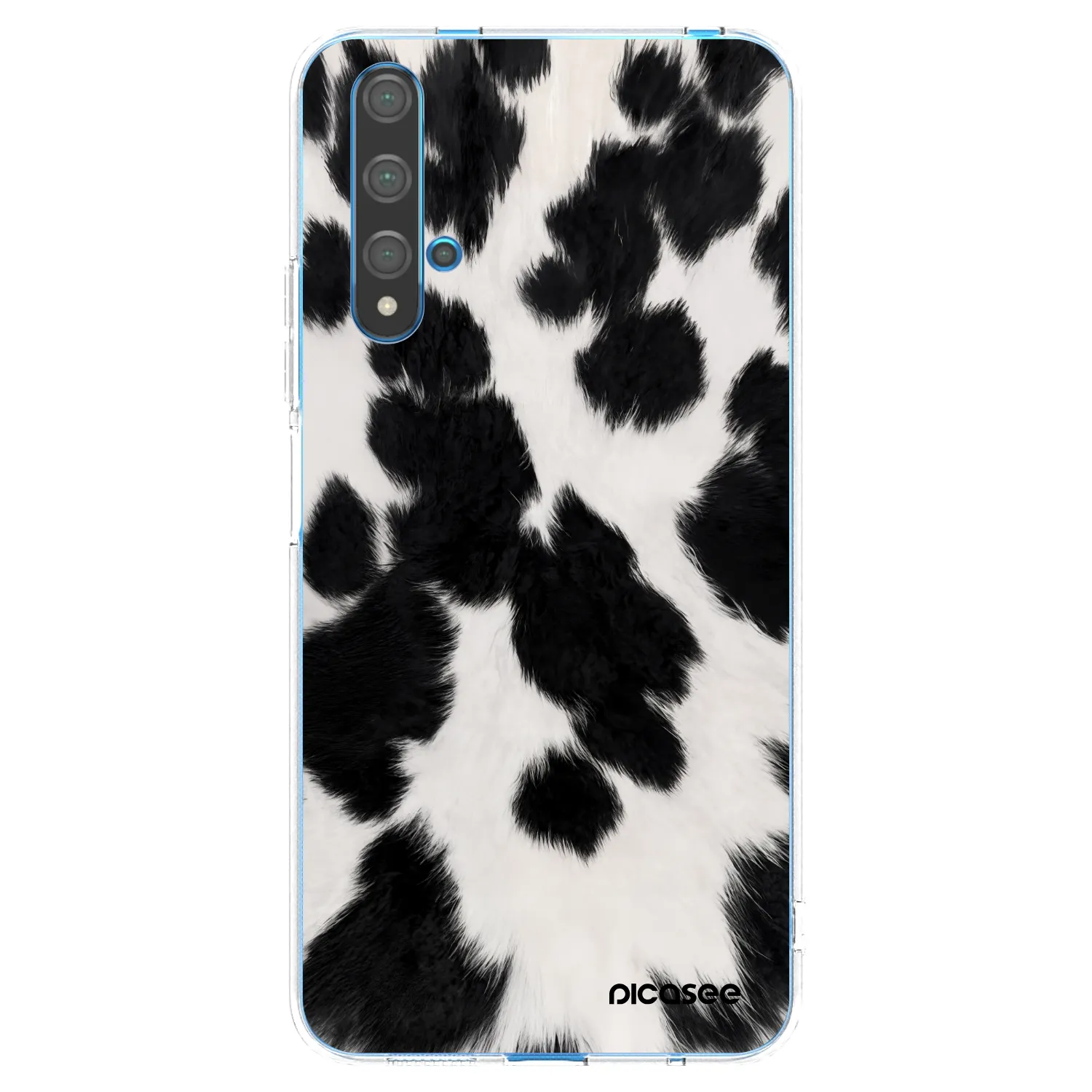 Picasee silikonska prozirna maskica za Huawei Nova 5T - Black Moo
