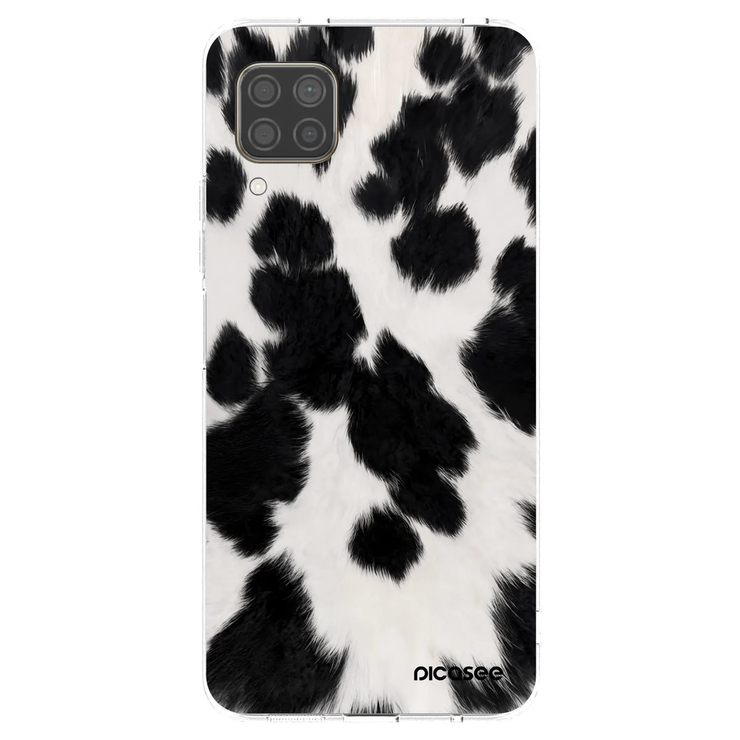 Picasee silikonska prozirna maskica za Huawei P40 Lite - Black Moo