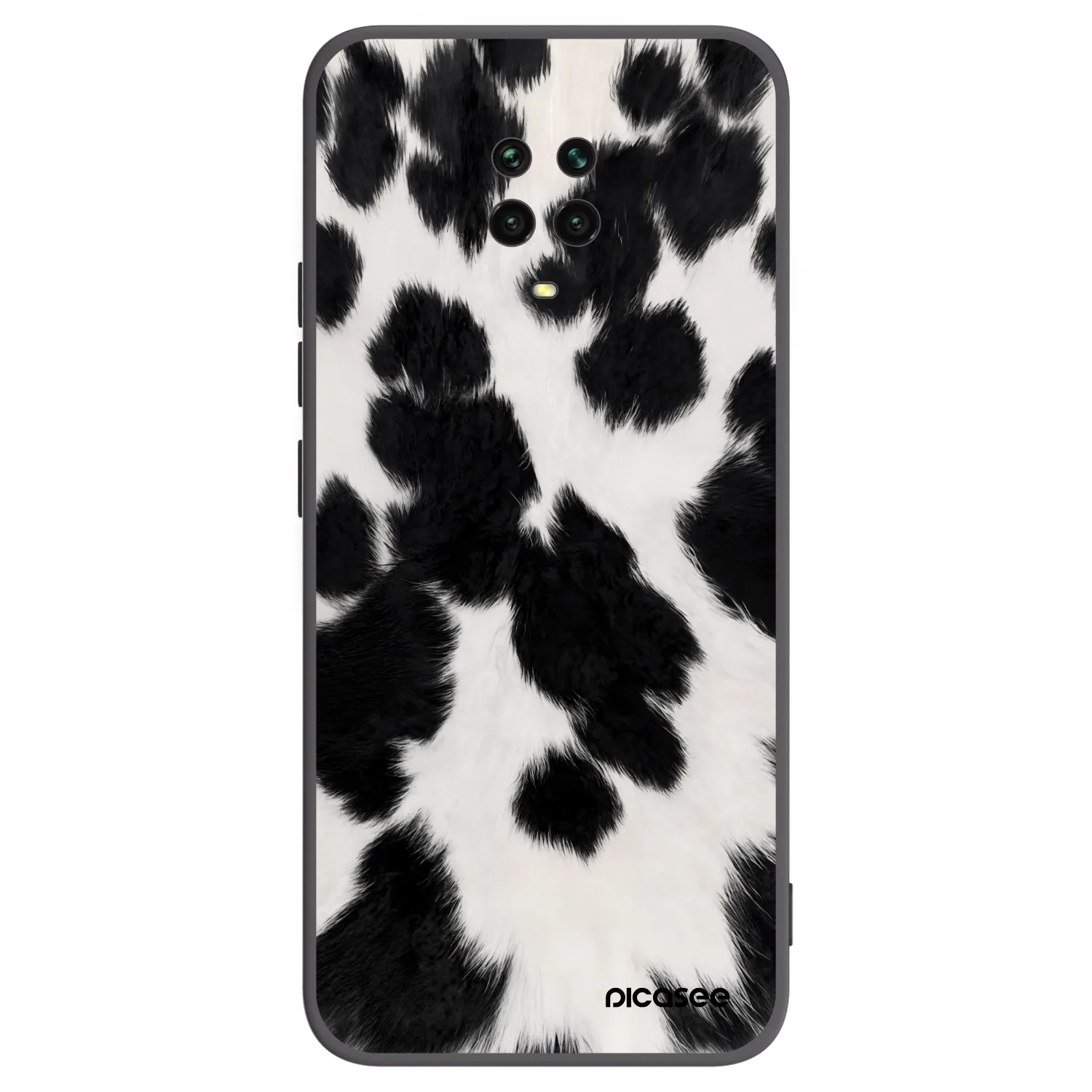 Picasee crna silikonska maskica za Xiaomi Redmi Note 9 Pro - Black Moo