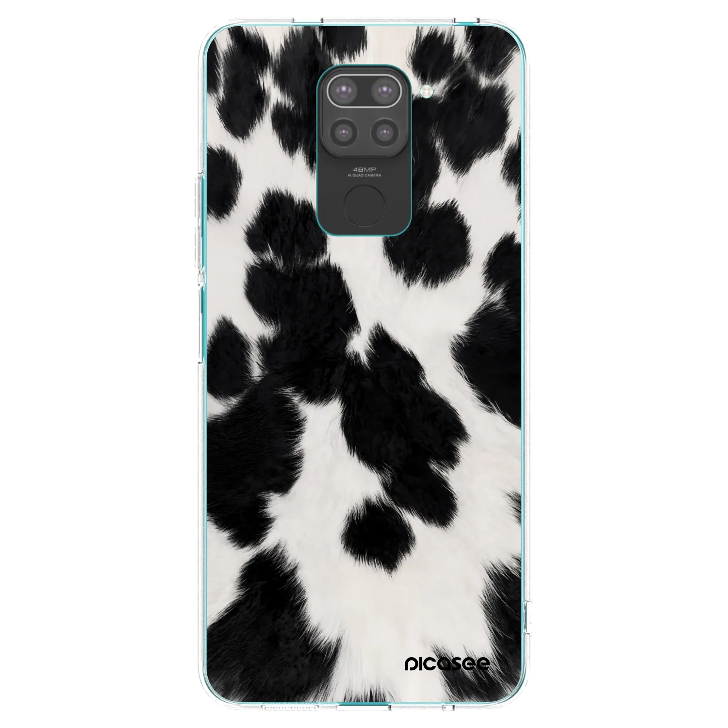 Picasee crna silikonska maskica za Xiaomi Redmi Note 9 - Black Moo