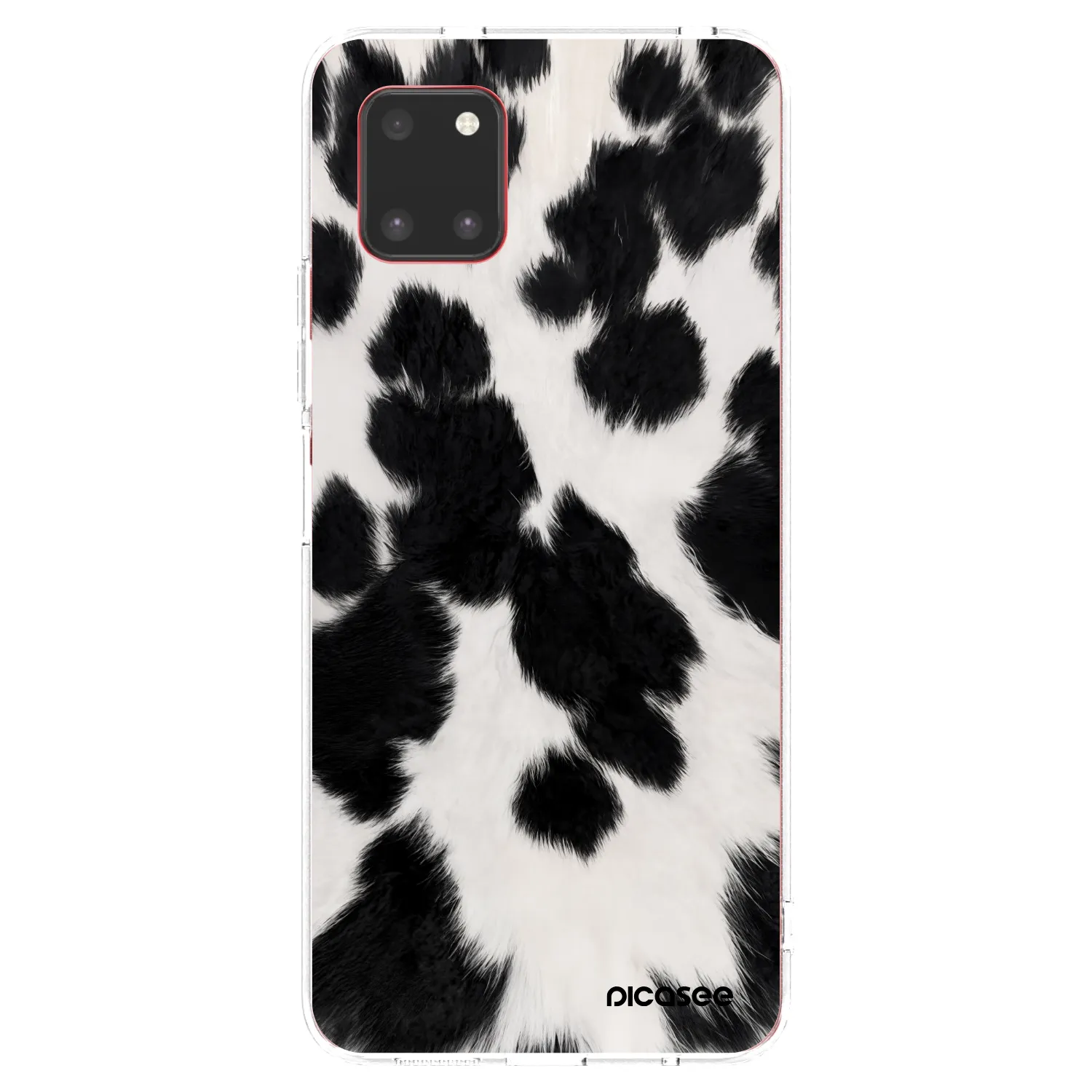 Picasee silikonska prozirna maskica za Samsung Galaxy Note 10 Lite N770F - Black Moo