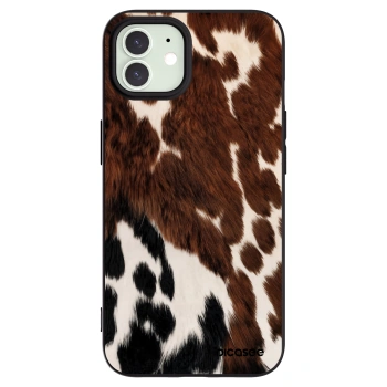 Picasee crna silikonska maskica za Apple iPhone 12 - Rust