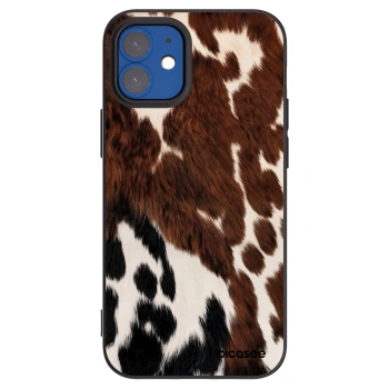 Picasee crna silikonska maskica za Apple iPhone 12 mini - Rust