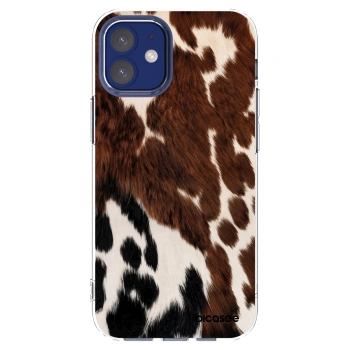 Picasee silikonska prozirna maskica za Apple iPhone 12 mini - Rust