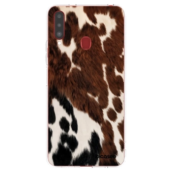 Picasee silikonska prozirna maskica za Samsung Galaxy A20s - Rust