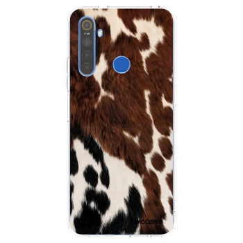 Picasee silikonska prozirna maskica za Realme 5 - Rust