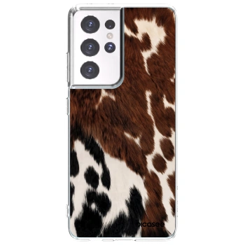 Picasee silikonska prozirna maskica za Samsung Galaxy S21 Ultra 5G G998B - Rust