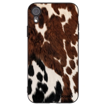 Picasee crna silikonska maskica za Apple iPhone XR - Rust