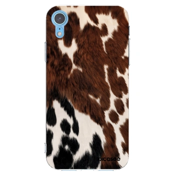 Picasee silikonska prozirna maskica za Apple iPhone XR - Rust