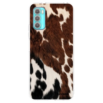 Picasee silikonska prozirna maskica za Motorola Moto G60 - Rust