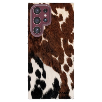 Picasee silikonska prozirna maskica za Samsung Galaxy S22 Ultra 5G - Rust