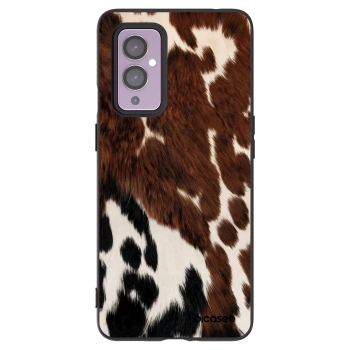 Picasee crna silikonska maskica za OnePlus 9 - Rust